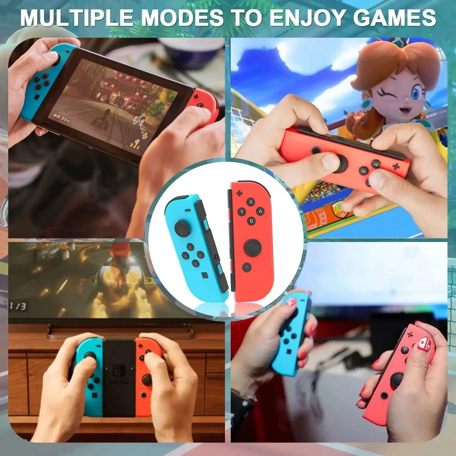 For Switch Joycon Nintendo NS Original Wireless Gamepad Gerison Left and Right Shake Game Handle