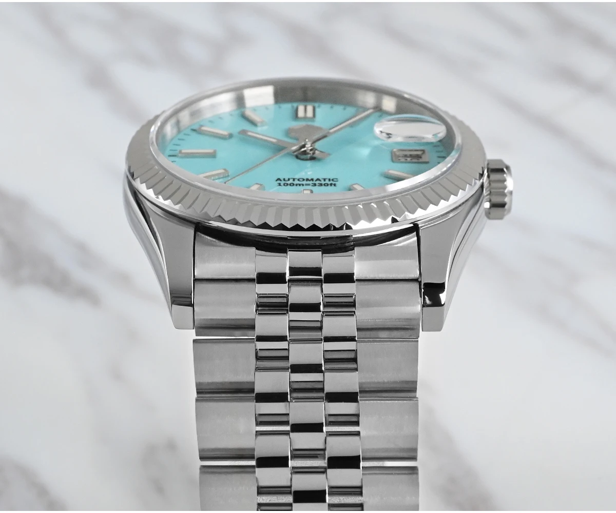San Martin 36,5mm Männer Kleid Uhr Top Marke Luxus Automatische Mechanische Mode Paare Uhren Saphir Wasserdicht 100m BGW9 – Detail 19