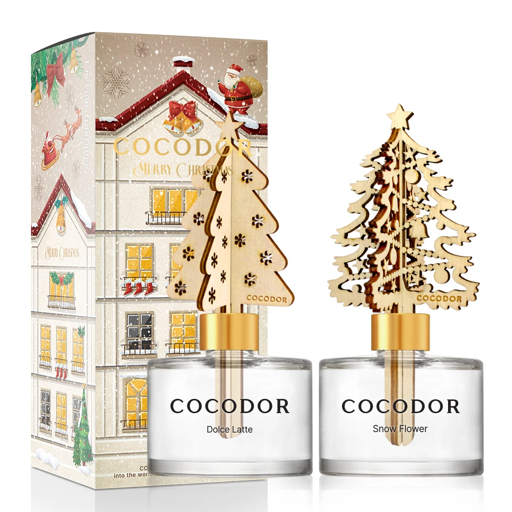 Coco-Dor Christmas Diffuser 200ML 2 sets (wood tree decoration)