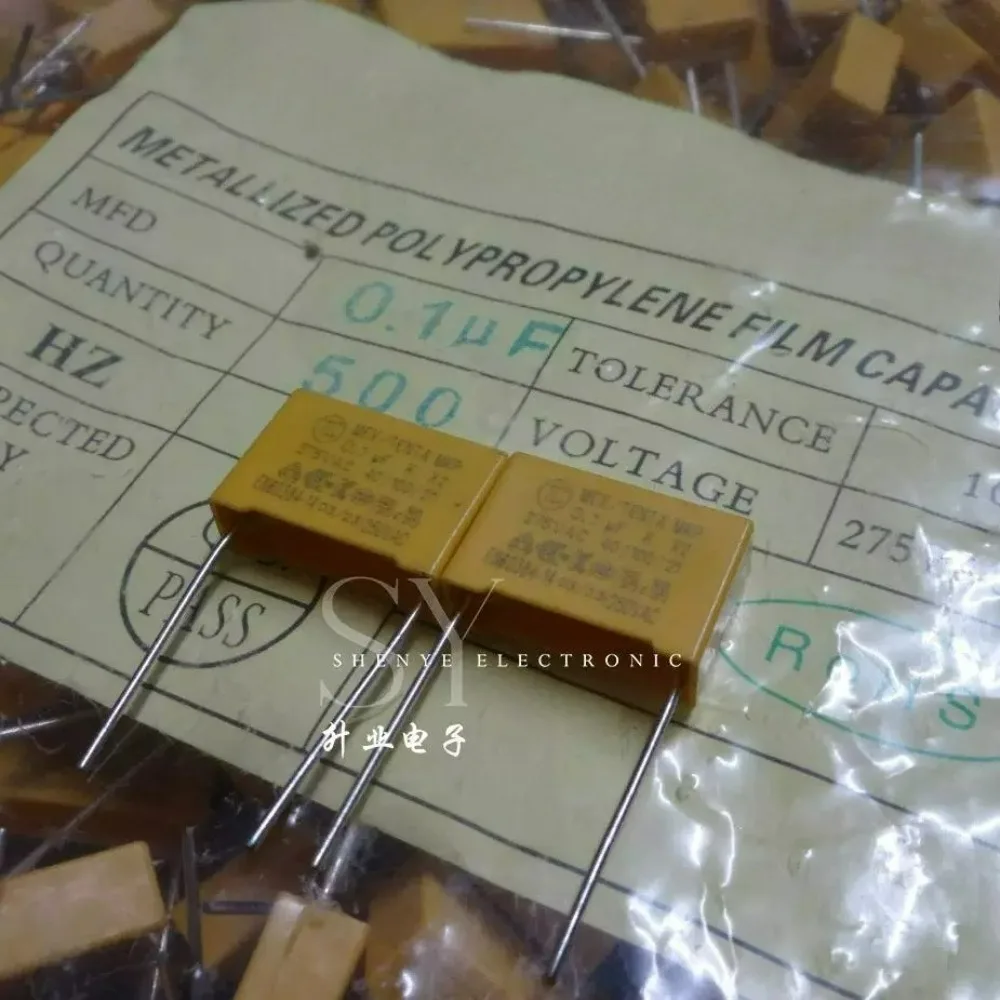 20pcs/lot TC MKP 0.1uf 275vAC 100nf u1 104 K Brand New 15mm Film Capacitor