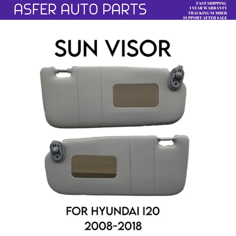 Interior Sun Visor For Hyundai i20 2008-2018 Left Right 2Pcs Set Car Sun Visor Protection Car Accessories Oem 852101J001OM