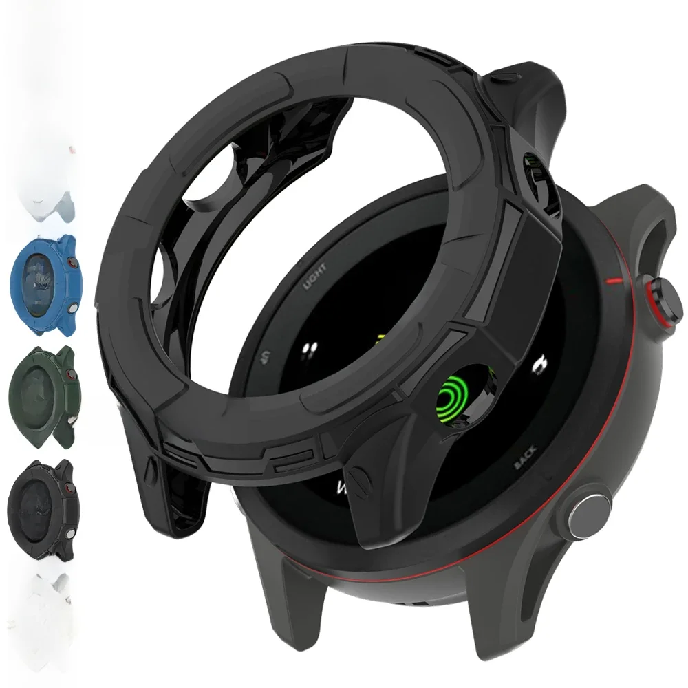 Étui de protection en TPU pour montre connectée Garmin Forerunner 255 255S 955, coque de protection pour Forerunner 265 265S 965, pare-chocs