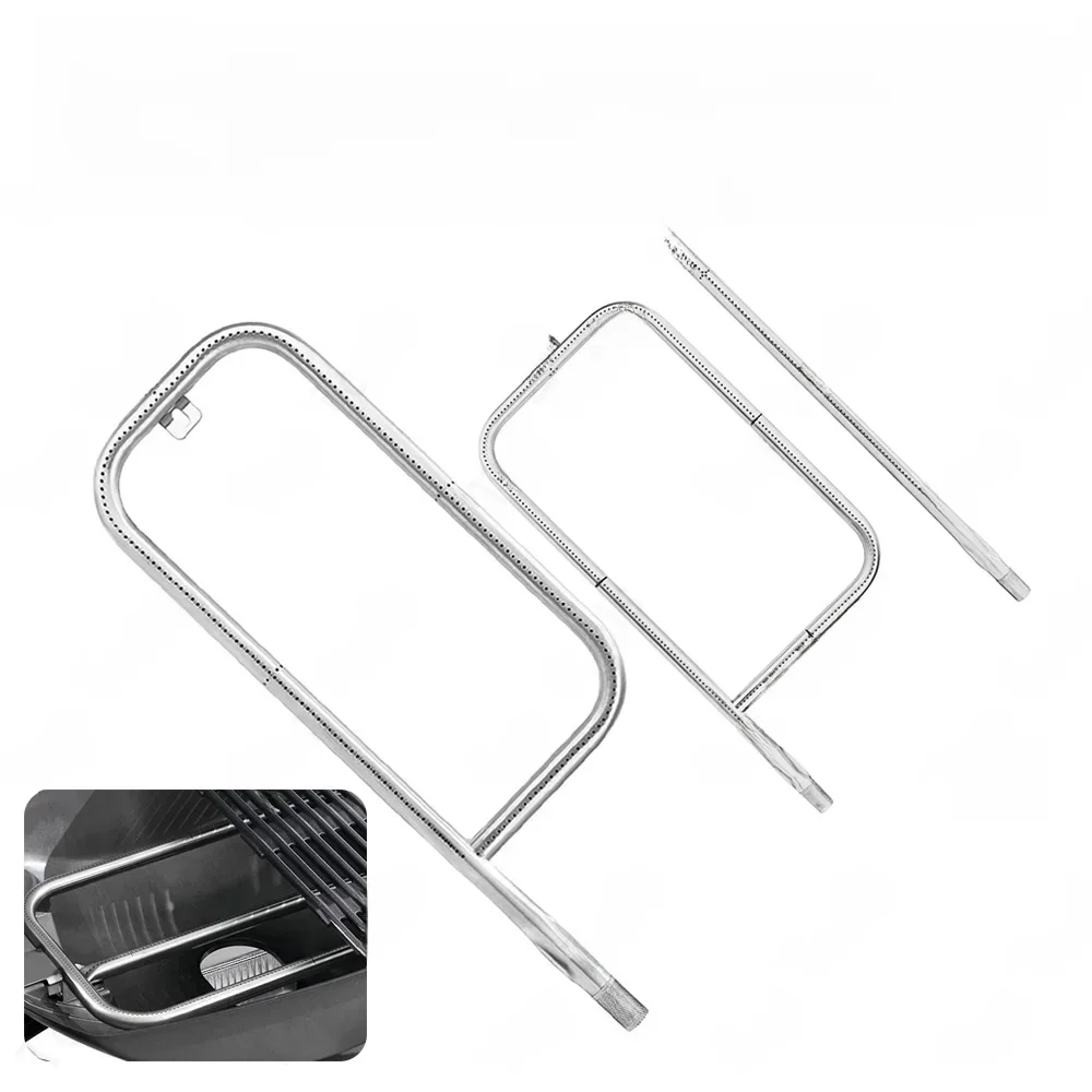 Tube de Brûleur à Gaz en Acier Inoxydable, Pièce de Remplacement pour Weber Q3000, Q3200, Q300, Q320, Q200, Q220, Q2000, Q2200