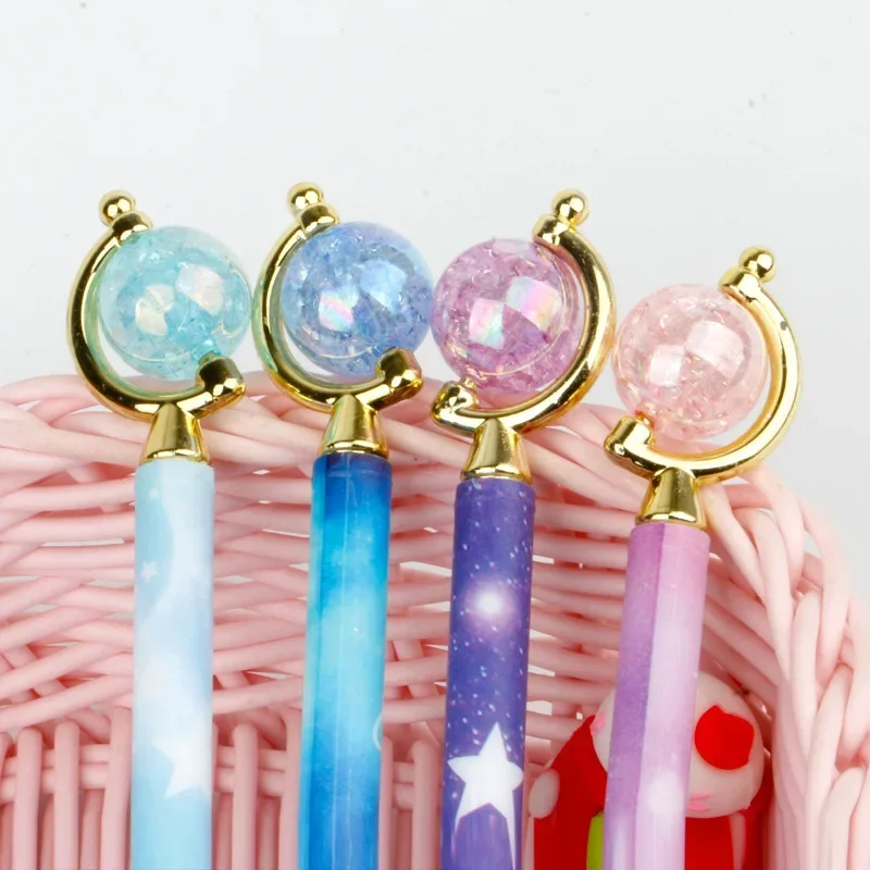 Kawaii Starry Sky Gel Pens, Cute Black Ink, Melon al Pens, Korean Starry Sky, Writing Tool, Back To School, Office Supplies, 2 PCs, 4PCs