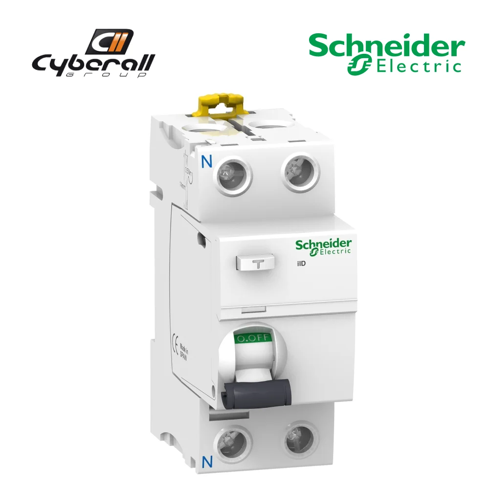 Schneider Electric-Cyberall-Residual current circuit switch iID 2P 63A 300mA-S reference: A9R35263