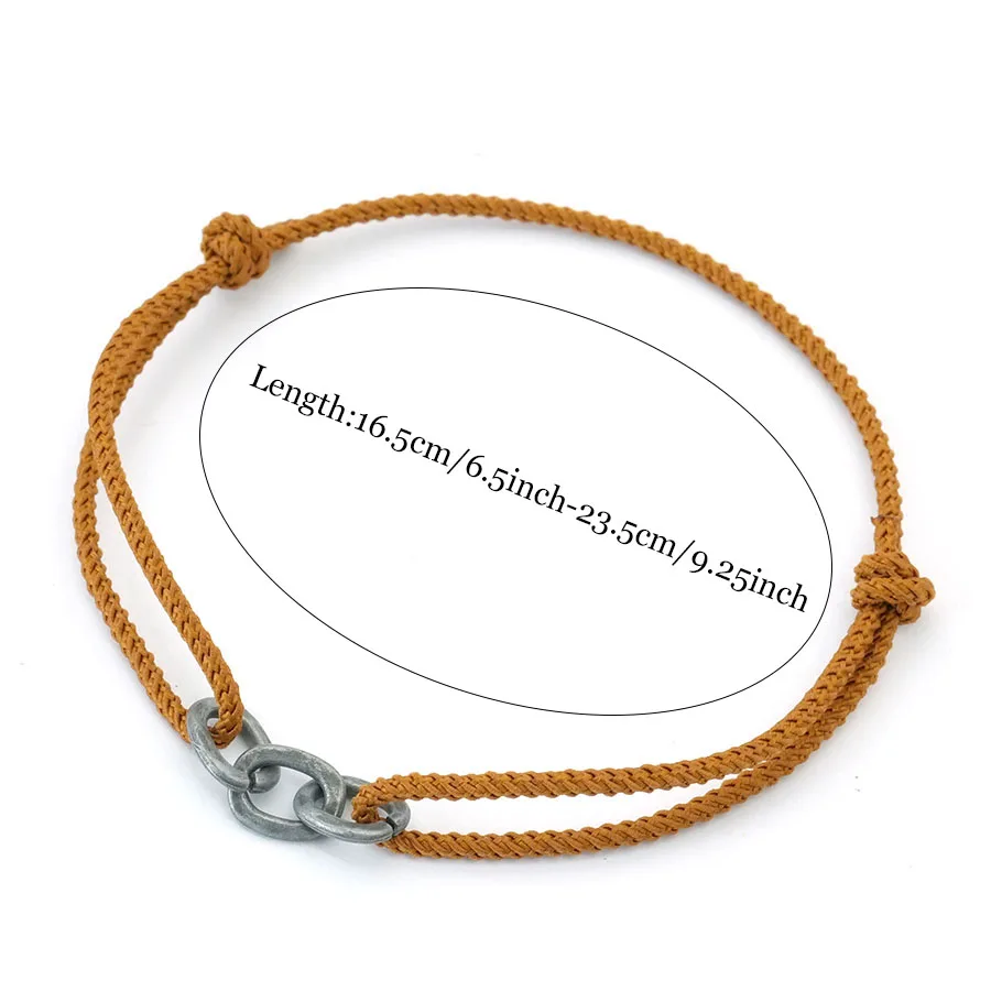 الحد الأدنى سلسلة سوار للرجال ريترو فايكنغ سوار جودة عالية رقيقة الحبل سلسلة سحرية سوار Heren Armbanden الهيب هوب Joias