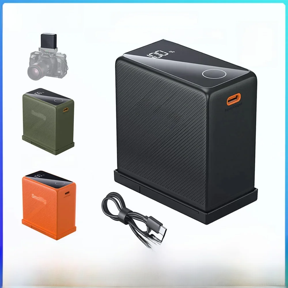 SmallRig for NP-F970 USB-C Rechargeable Camera Battery, 10500mAh, Supports PD 36W Fast Charging for Cameras Monitors -4469