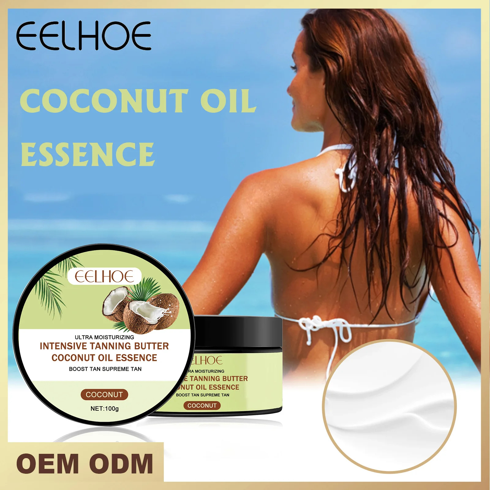 

EELHOE Body Tanning Cream Summer Outdoor Solarium Self Tanning Even Skin Tone Body Lotion for Long Lasting Bronzing Skin Achieve