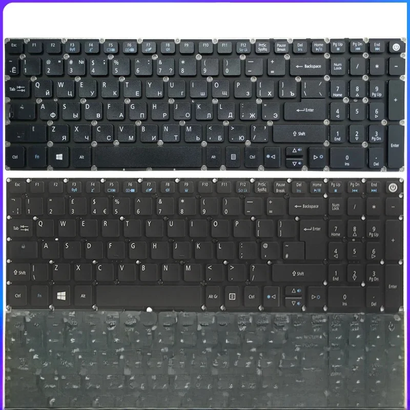Nowość dla ACER Aspire 5 A517 A517-51 A515 A515-51 A515-51G A515-41 A515-41G rosyjski/US/UK/hiszpański/latyna/niemiecki klawiatura laptopa — zdjęcie produktu 7