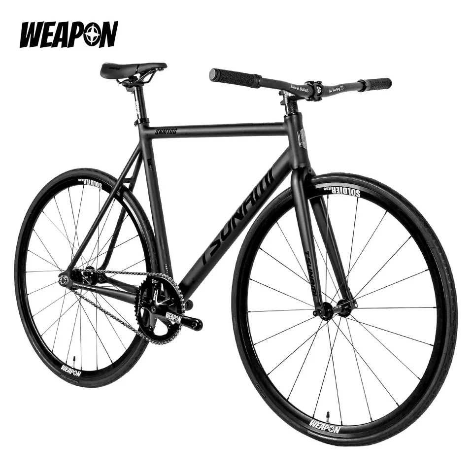 Tsunami SNM100Elite Complete Fixed Gear Bike 700C Track Bicycle