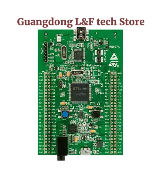 STM STM32F407G-DISC1 Discovery Kit for Foundation Line MCU, Multiple Sensors, Indicator LEDs