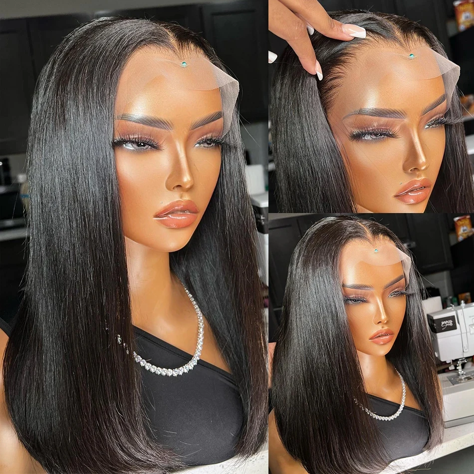 14인치 밥 가발 인모 13x4 HD 레이스 프론트 가 - Hd Lace Frontal Wig Human Hair Pre Plucked 리뷰 및 가격