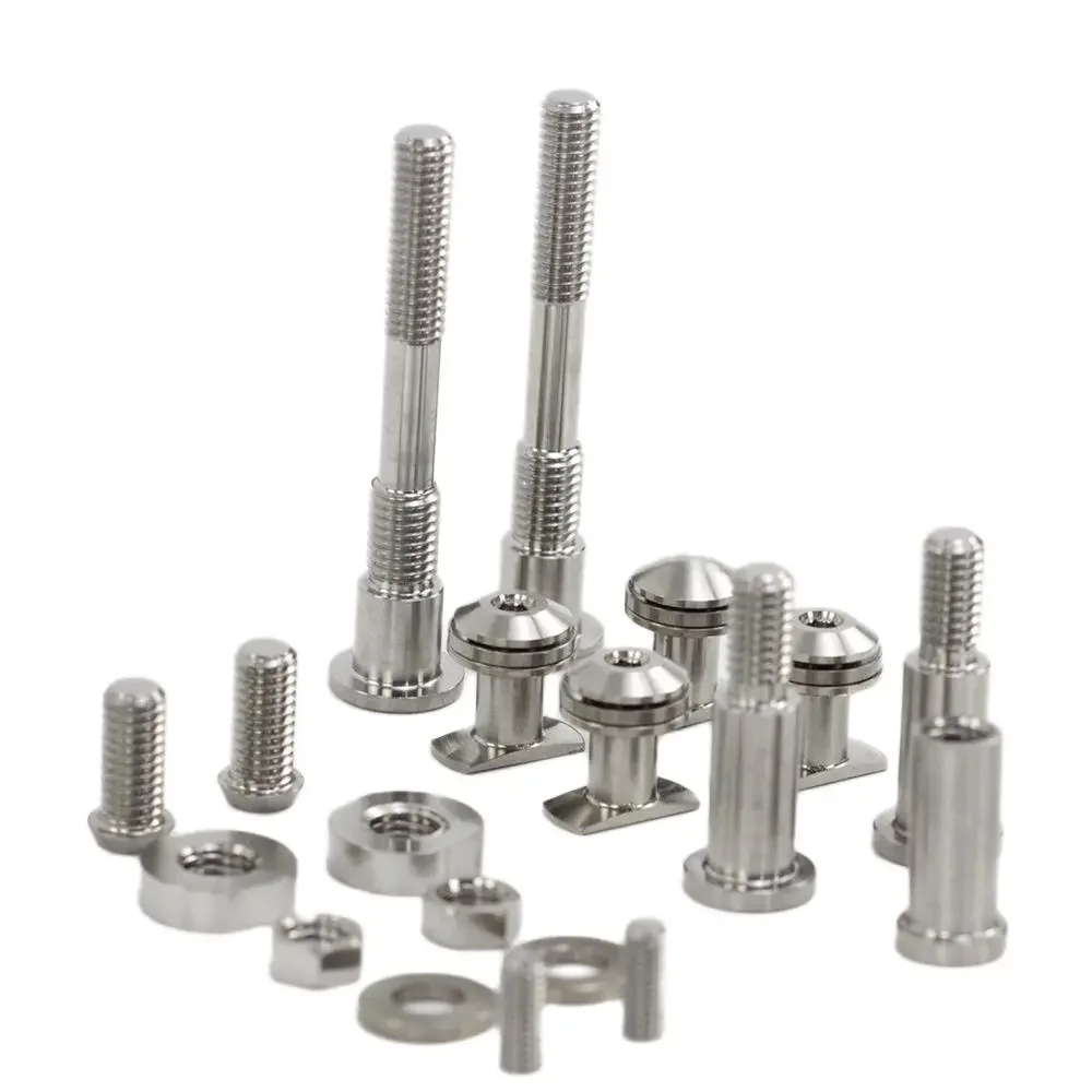 AliExpress Titanium Alloy Full Set Bolts for Brompton Folding Bike, Caliper Clip, Brake Pad Bolts, Screw Nuts, 46g-Set, Brompton Part, 2018