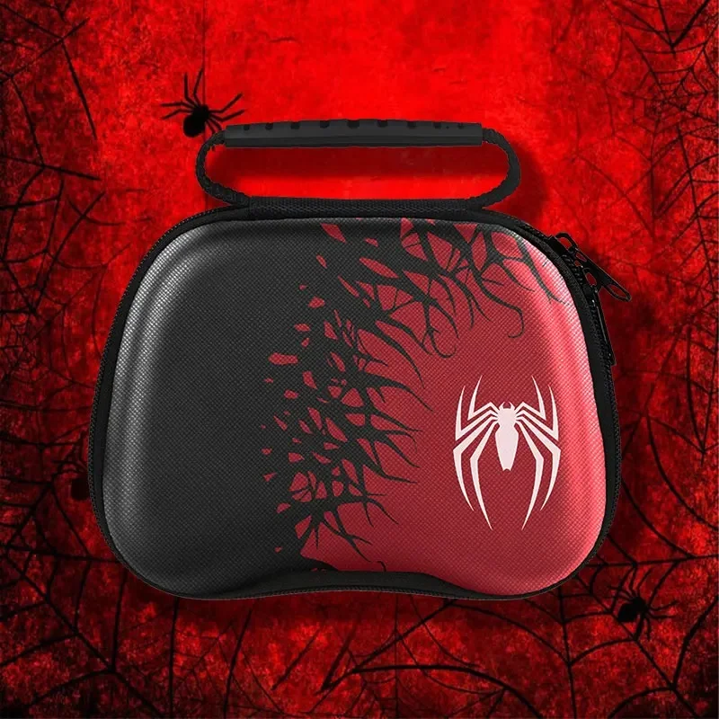 Torba do przechowywania z motywem pająka na PS5 PS4 Xbox Switch Pro Pokrowiec na kontroler gier Podróżne etui ochronne na gamepady Akcesoria — zdjęcie produktu 7