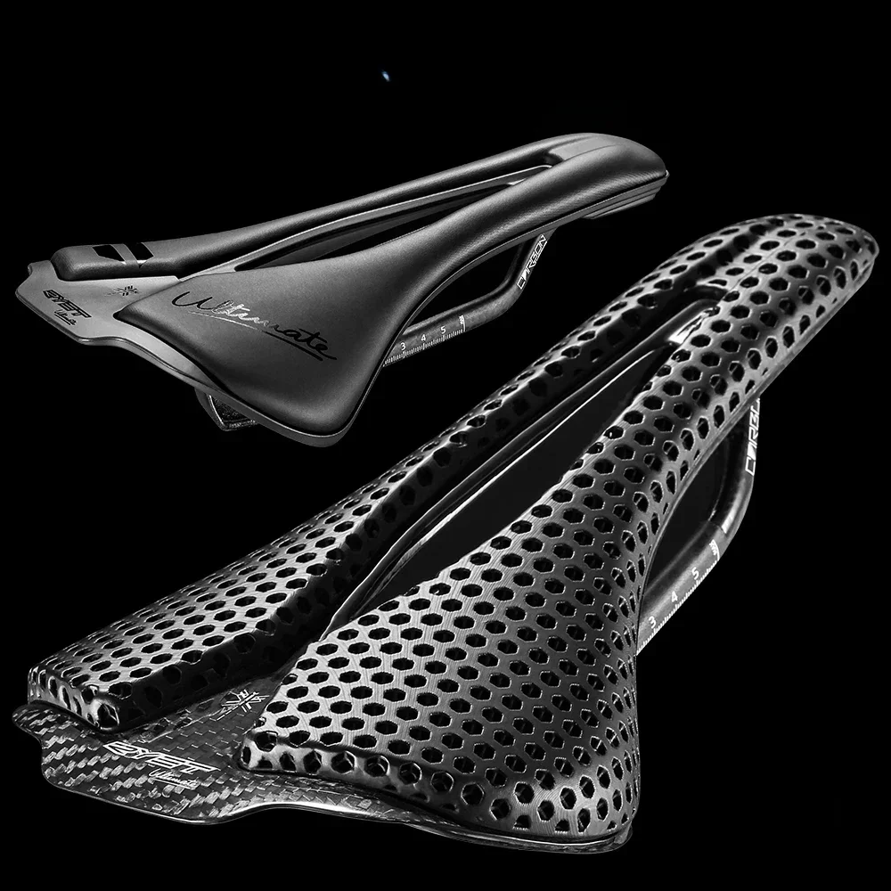 AliExpress 2024 RYET 3D Printed Bicycle Saddle 120g Carbon Cushion 250x140mm Bike Seating for MTB Gravel Road Bike Seat Cycling Accessories