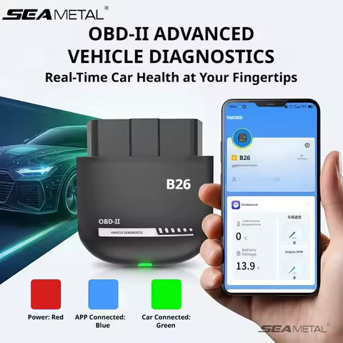SEAMETAL Bluetooth OBD2 Scanner for iOS and Android — best app-based scanner