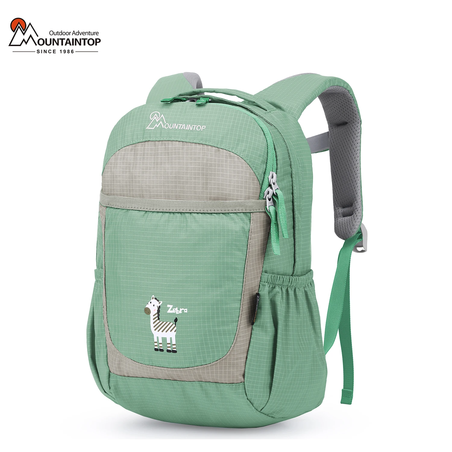 MOUNTAINTOP Mochila Escolar de Nylon para Niños y Niñas, Mochila Duradera para Niños de Primaria