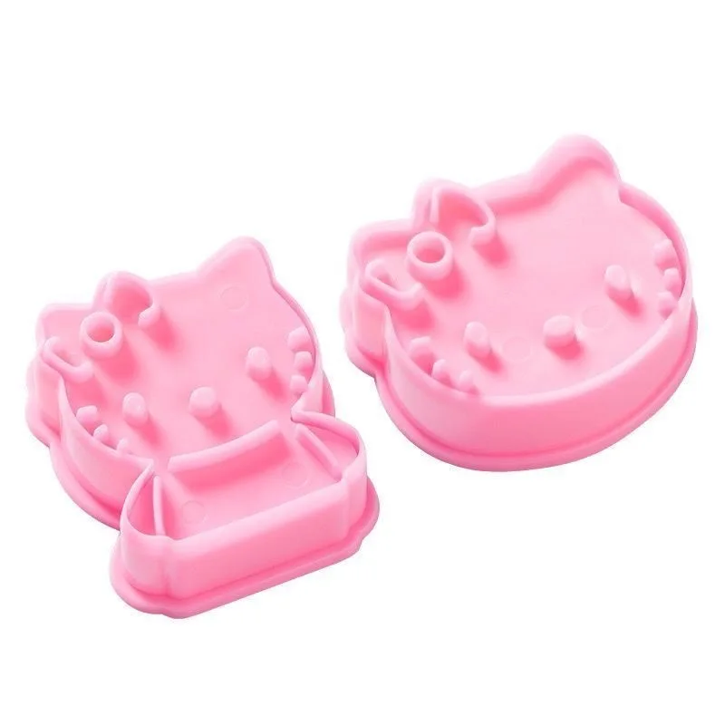 Hello Kitty Sanrio Anime Fruit Mold Biscuit Food Modeling Mold Cute Kitchen Utensils Kawaii Girl Heart Birthday Gift