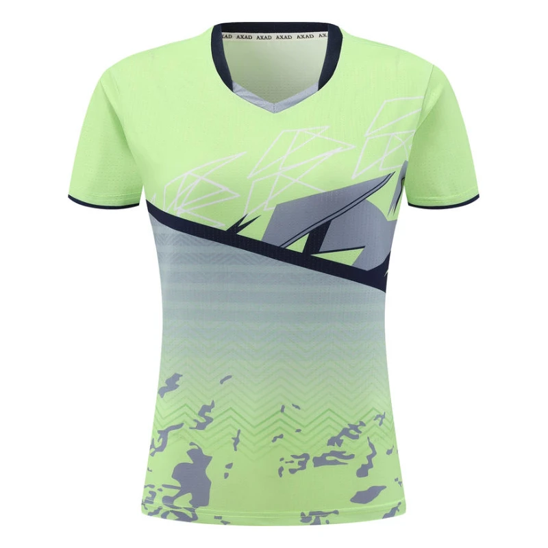 Tafeltenniskleding Tafeltennisuniform Heren Dames Badmintonpak Top 2024 Unisex Casual Zomersportshirt Met Korte Mouwen