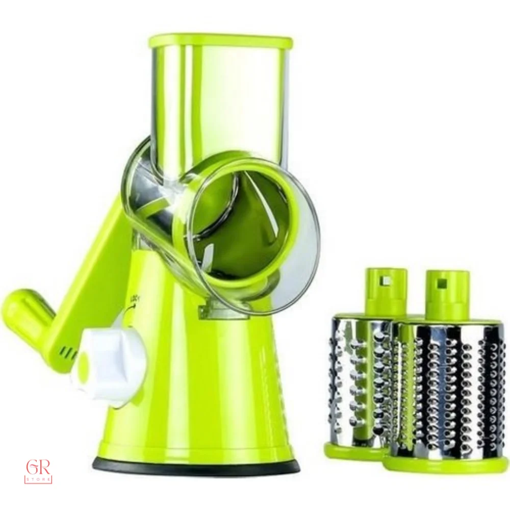 Vegetable Slicer Manual Kitchen Accessories Grater Vegetable Chopper 3 in 1 Round Cutter Potato Spiralizer Home Gadget Tool Item