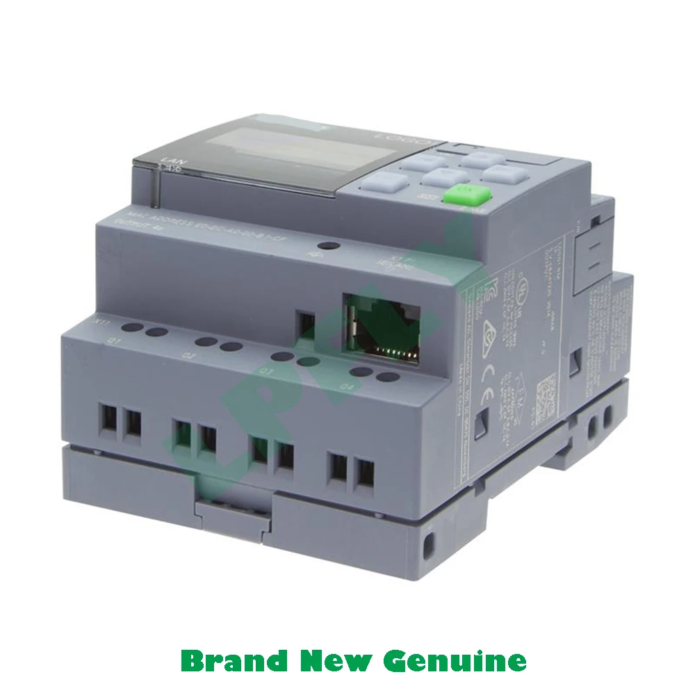 LOGO! 24RCE, logic module,display PS/I/O: 24V AC/DC 24V/relay, 6ED1 052, 6ED1052-1HB08-0BA2, 6ED10521HB080BA2 Brand New Genuine