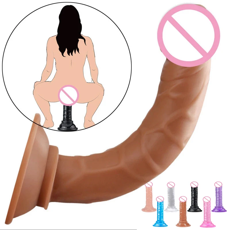 

Mini Dildo Sex Toys Realistic Penis Sucker Cup Dildos Anal Female Masturbator For Woman Men Adults Couples Vaginal Masturbation