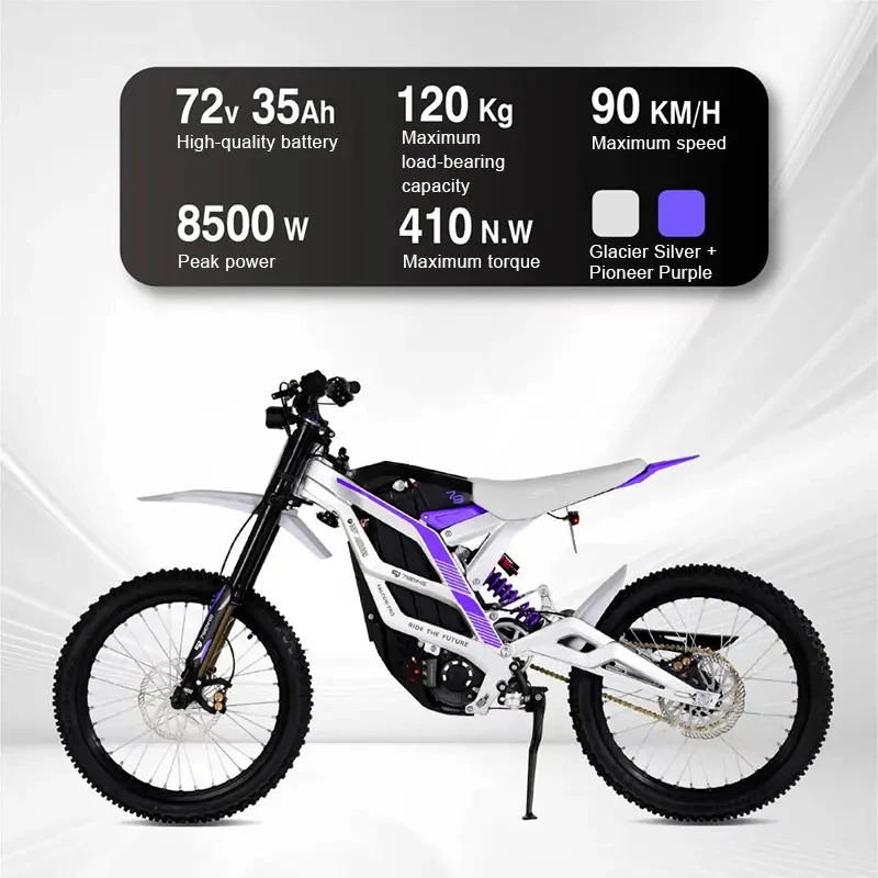 2025 Factory Supply 79 bike pro 8500W 74V 90KM/H Offroad Motorcycle E-Dirt Bike Electric Motorcycle for sale