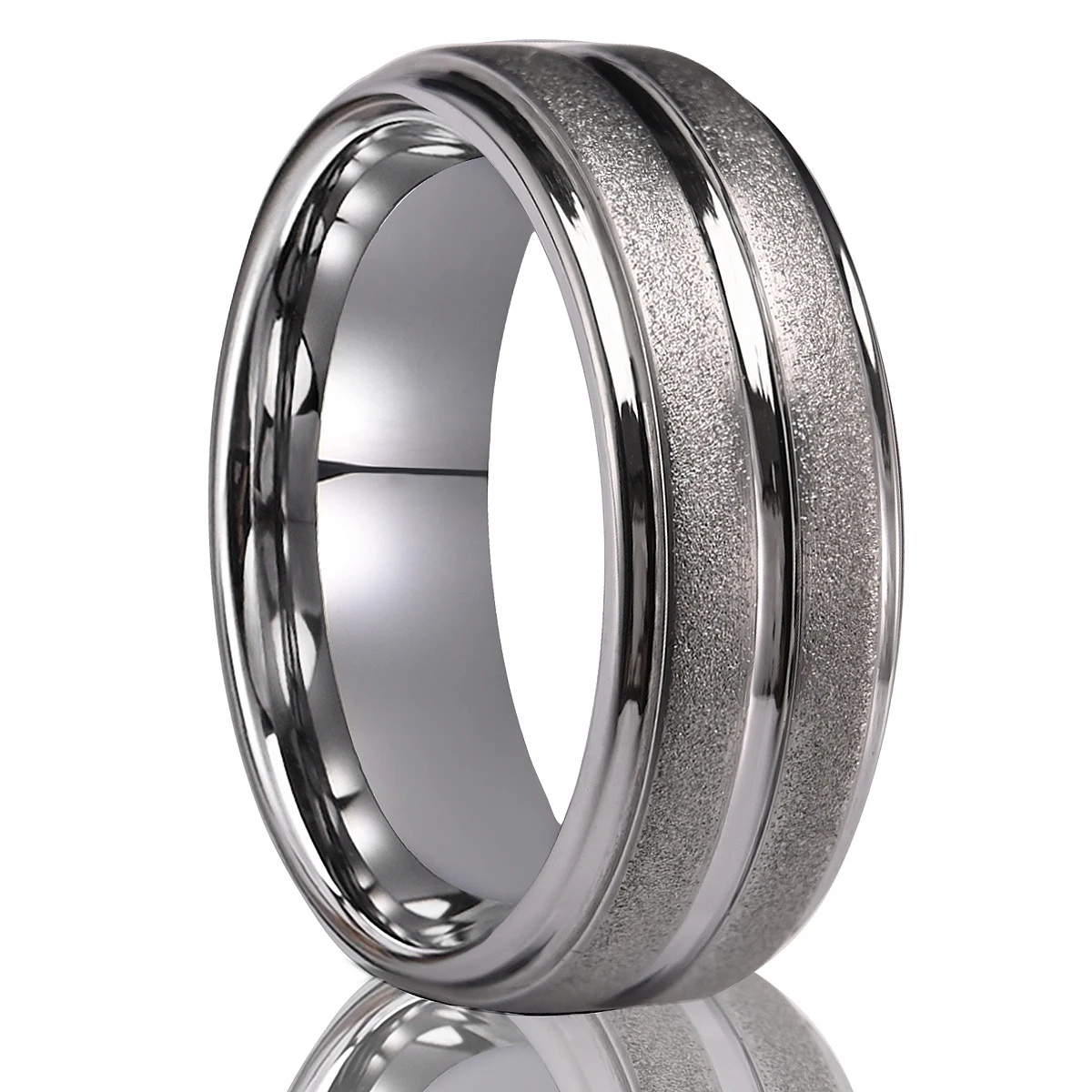 Herren-Eheringe aus Wolframkarbid, Anillos Bague Homme, Verlobungsringe für Paare, Modeschmuck, Geschenke – Detail 2