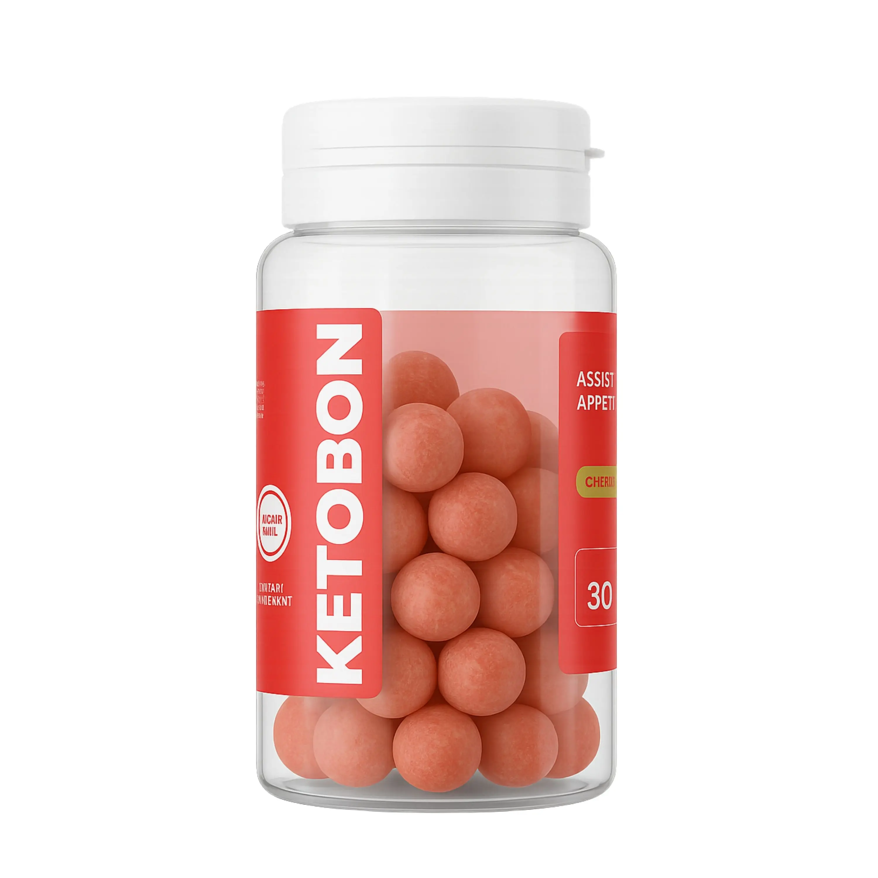 KetoBon - 60 bonbons gommeux - Complément alimentaire avec acides aminés et vinaigre de cidre - Format pratique et agréable au goût