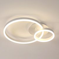 LED Ceiling Light 42W Modern Living Room Ceiling Lamps,Round Acrylic Ceiling Light for Kitchen Hallway