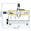 LY CNC 라우터 X6M 3축 4축 조각 드릴링 밀링 머신 USB 포트 1.5KW 공기/수냉식 스핀들 옵션 220V 110V 4