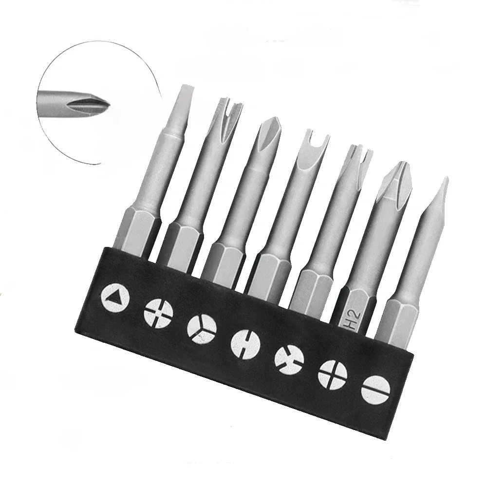 4-13Pcs Special-shaped Screwdriver Set 50mm U Shaped Y Type Triangle Inner Plum Type Cross Three Points Screwdriver Bit Tools