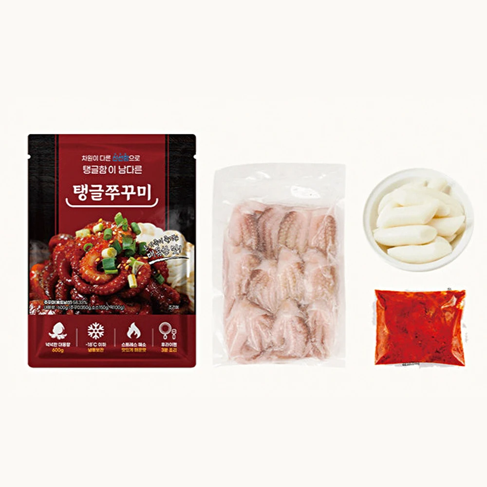 [3인분] 탱글탱글 양념 쭈꾸미볶음 대용량 600g