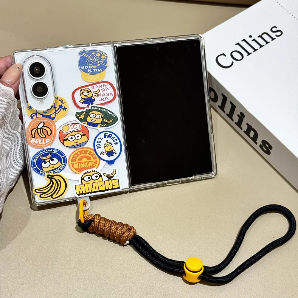 Uroczy zestaw 3 w 1 z postaciami z kreskówek do telefonu Samsung Z Fold 8 Ultra Z Fold 8, 7, odporna na wstrząsy obudowa z uchwytem Magsafe — zdjęcie produktu 5