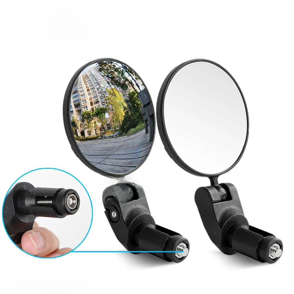 AliExpress Bracyc Universal Bicycle Rearview Handlebar Mirror Adjustable 360 Degree Wide-Angle Rear View for MTB Road