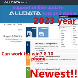 Alldata online software 2023 full auto repair alldata online 2023 autodata 2023 mitchell 2023 hynes pro truck for win7 8 10 phon