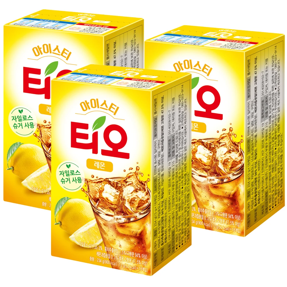 Té Helado de limón, 18T x 3 piezas