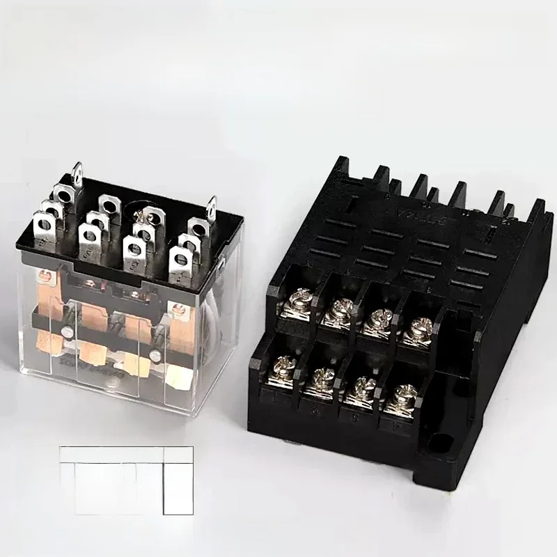 Relais de commande miniatures, petites citations intermédiaires, AC 12V DC, C24 AC220 HH52P HH53P HH54P HHPowered P HH63P H64P, vente en gros, 10 pièces