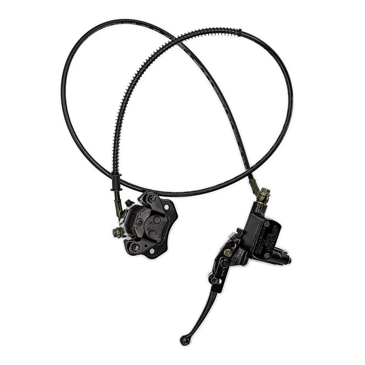 AliExpress NONE Left Hand Rear Handle Bar 150cm Lever Hydraulic Disc Brake 158mm Fit For ATV Electric Quad Bike Go Kart Buggy Scooter Parts