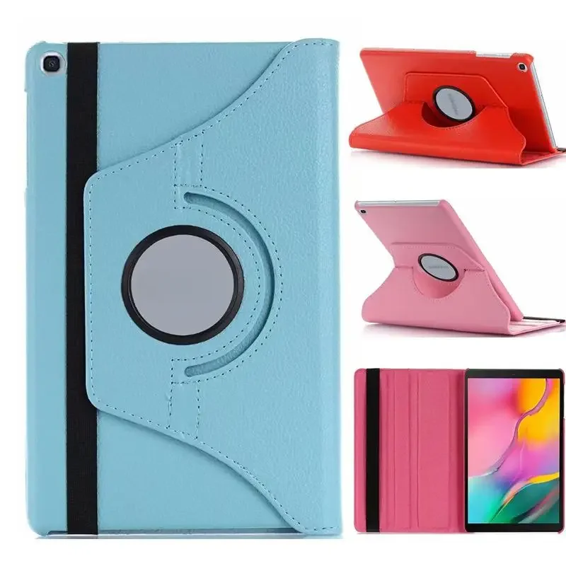 Obrotowe etui 360° do Samsung Galaxy Tab A 10.1 (model 2019) T510 T515, z funkcją podstawki, wykonane ze skóry PU, do tabletu SM-T510 T515, 10,1 cala. — zdjęcie produktu 7