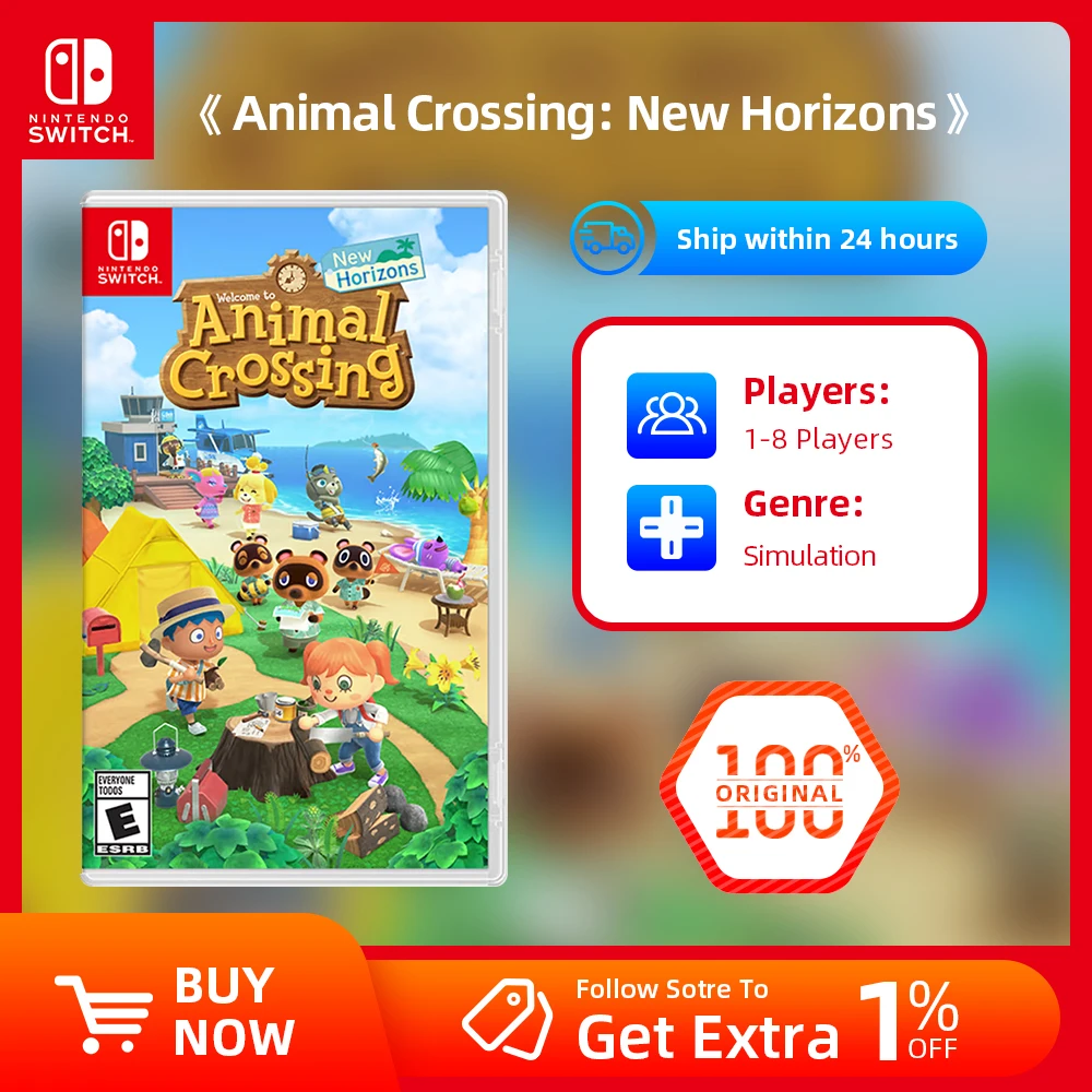 Nintendo Switch Game Deals Animal Crossing New Horizons TV Tabletop and Handheld Mode for Switch OLED Lite Console