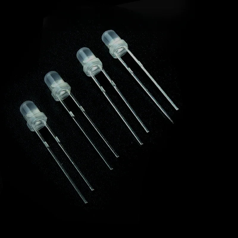 40 szt. LED 5MM okrągła rozproszona czerwona i zielona / czerwona i zielona / czerwona i żółta zielona / czerwona i żółta dwukolorowa dioda LED — zdjęcie 2