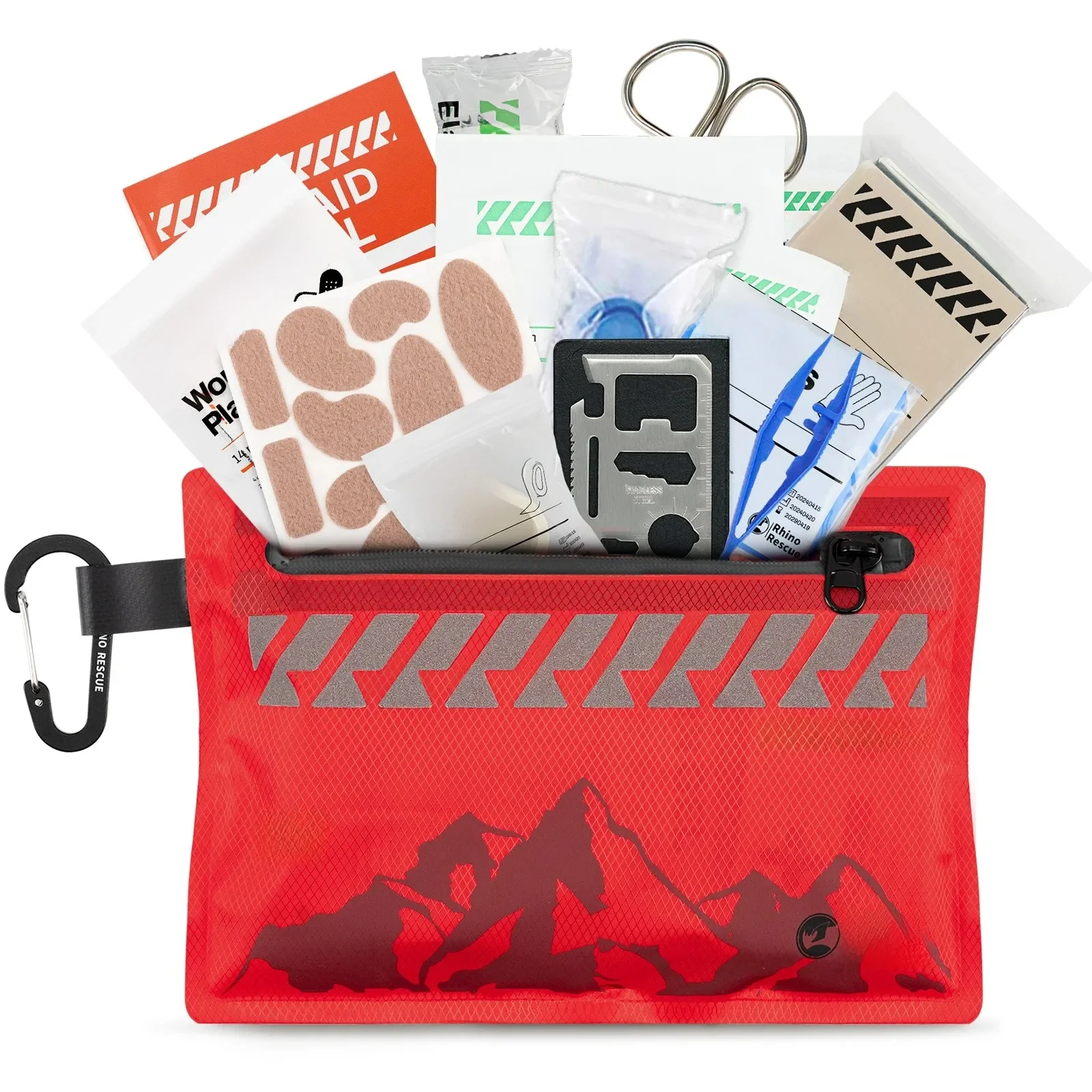 AliExpress RHINO RESCUE Mini First Aid Kit Ultralight Waterproof Medical Kit for Hiking Camping Backpacking Cycling Travel Vehicles 105PC