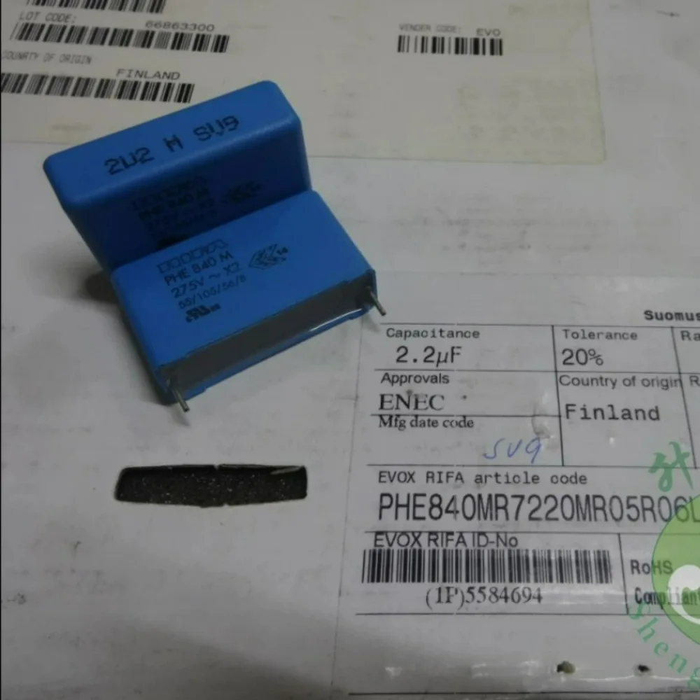 

1PCS RIFA PHE840 2.2uf 275vAC 2u2f 225 M Brand New 38mm Film Capacitor PHE840MR7220MR05R06L2