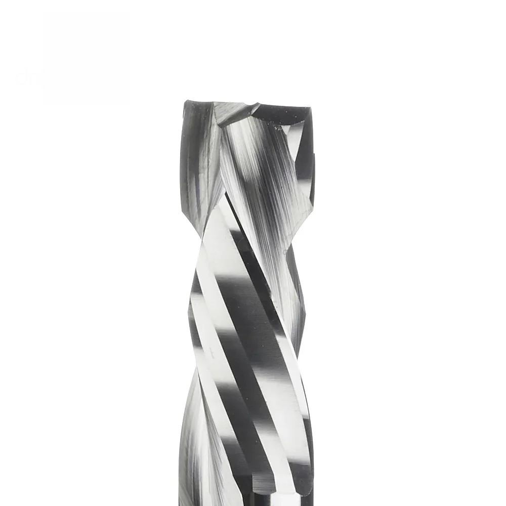 Dreanique 2pcs/lot Two Spiral Flutes Compression End Mill Woodwork UP&DOWN Carbide Milling Cutter Tool Router Bit