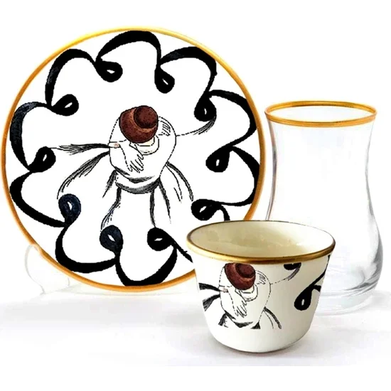 

Toygar Damla Efe Tea Set Whirling Dervish Toygar Damla Efe Tea Set