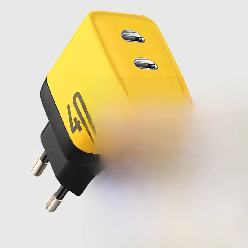 WEKOME 40 W USB-Typ-C-Ladegerät, tragbar, 20 W, Typ-C-Ladegeräte, unterstützt PD-Schnellladung für