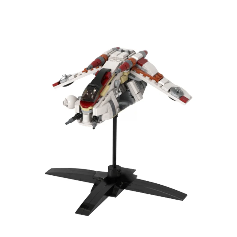 Gobricks MOC Raum Wars Micro Größe LAAT/ich Republik Gunship: episode II Bausteine Ziegel Kit Set