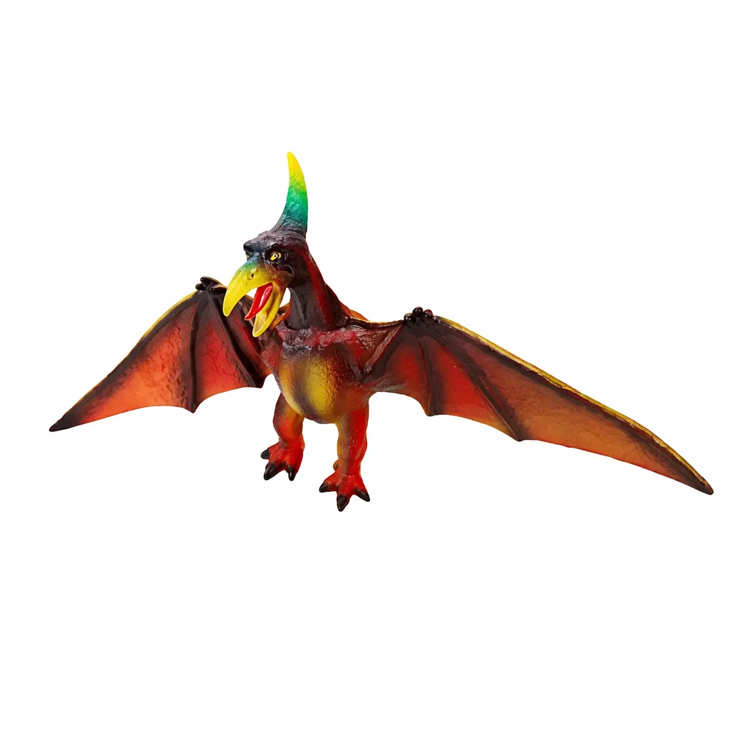 Reusachtige Pterodactyl Dinosaurus Figuur 60cm - Realistisch Simulatiemodel van Zacht Rubber - Verzamelbaar Prehistorisch Dier voor Kinderen en Decoratie - Gedetailleerd Educatief Speelgoed