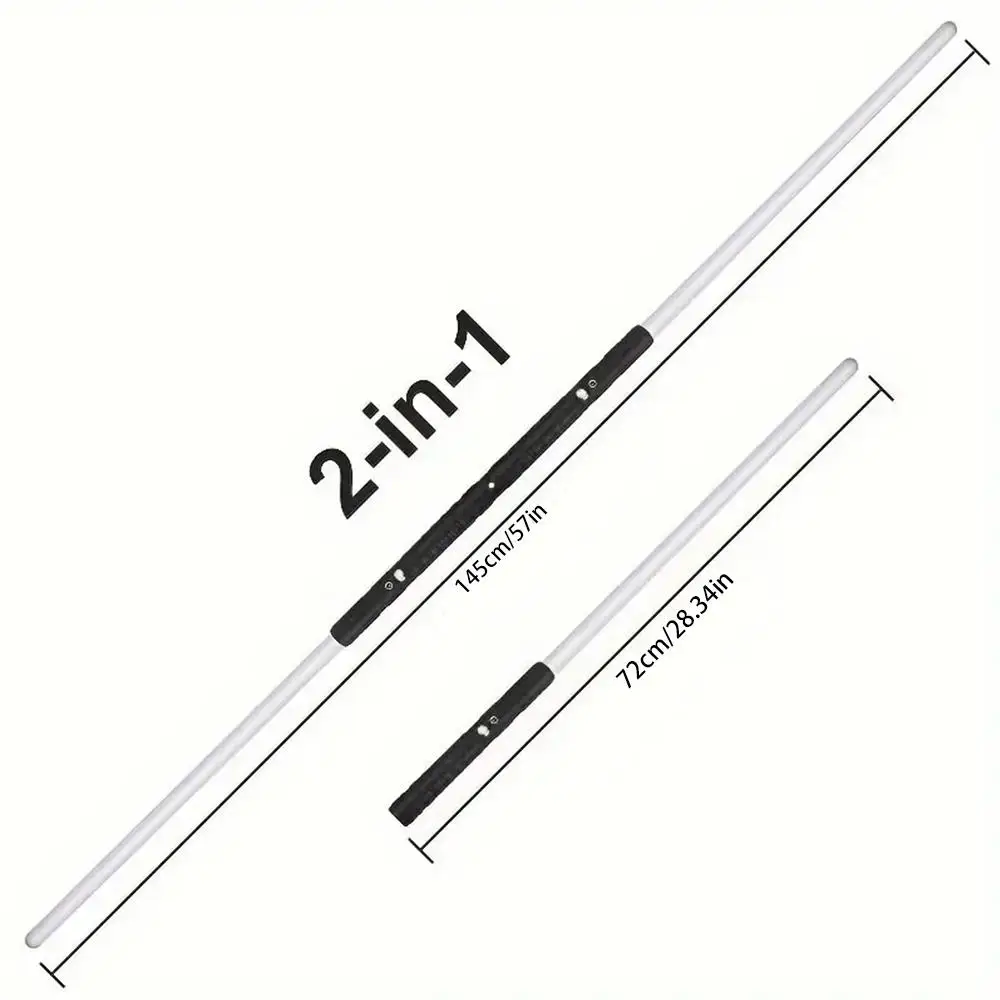 Sabre iluminado 2 en 1, espada de juguete para niños RGB LED de 15 colores espada láser dual con 3 modos de efectos de sonido, regalo de Navidad